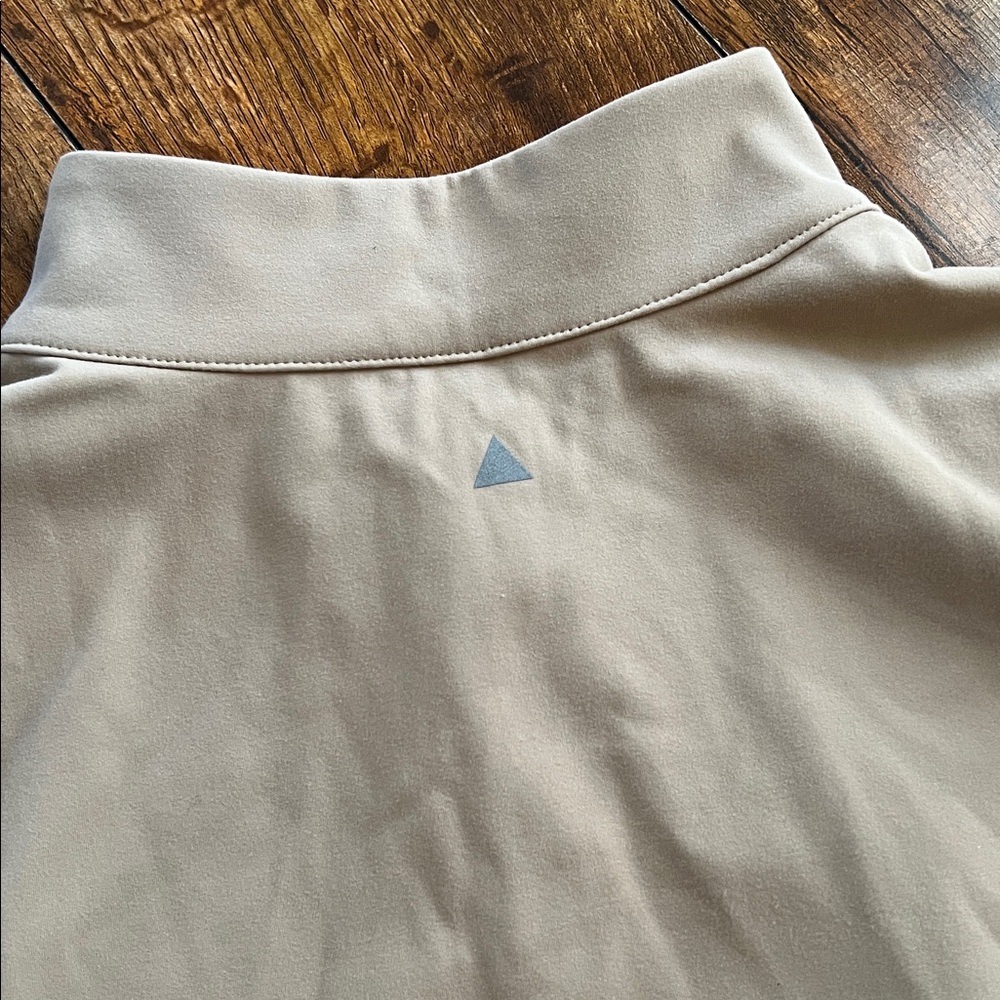 Beige Quarter-Zip Top - Picture 4 of 4